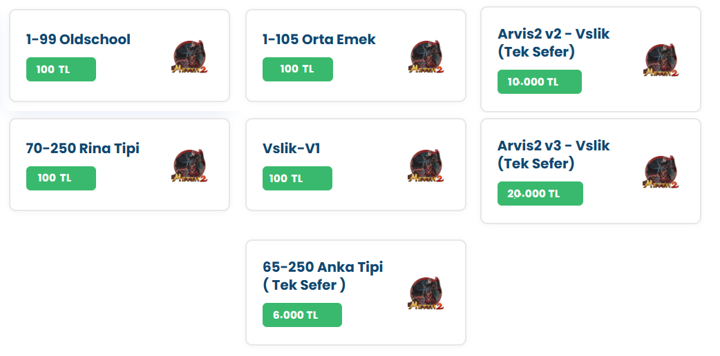 Metin2 Files Fiyat Listesi